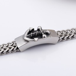 Elegant Ankare I Titanarmband För Män