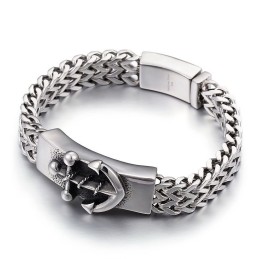 Elegant Ankare I Titanarmband För Män