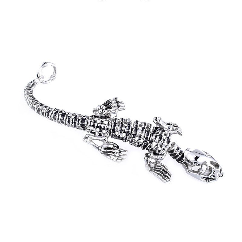 Retro Överdriven Cool Dinosaurie Chic Stil Titanarmband För Män Retro Överdriven Cool Dinosaurie Chic Stil Titanarmband För Män