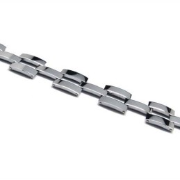 Moderiktigt Volframkarbid 22 Mm Brett Herrarmband