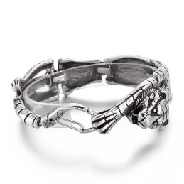 Coolt Antikt Guldtigerarmband I Titan För Män
