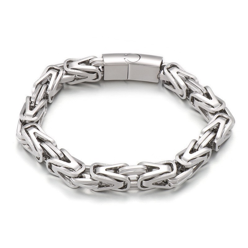 Coolt Rock Hiphop V-Format Titanarmband För Män Coolt Rock Hiphop V-Format Titanarmband För Män