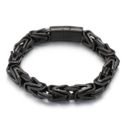 Coolt Rock Hiphop V-Format Titanarmband För Män
