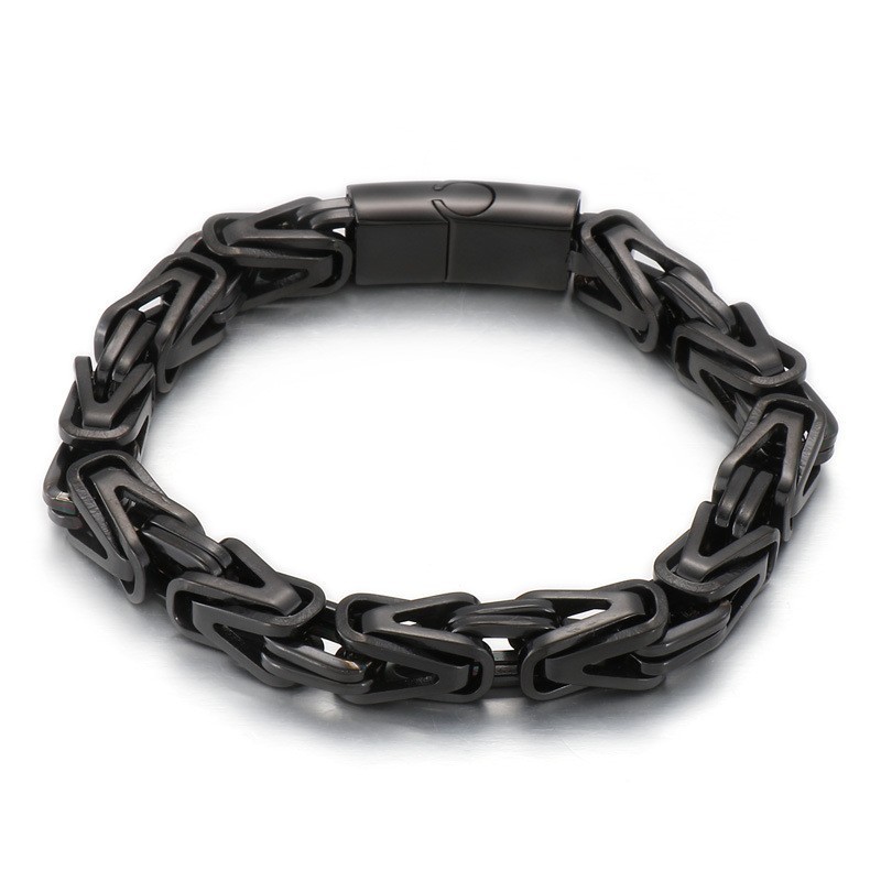 Coolt Rock Hiphop V-Format Titanarmband För Män Coolt Rock Hiphop V-Format Titanarmband För Män