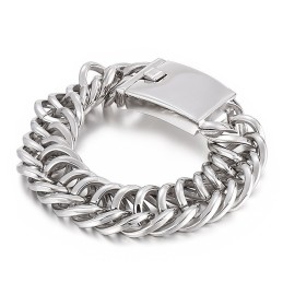 Enkelt Och Coolt Titanarmband För Män