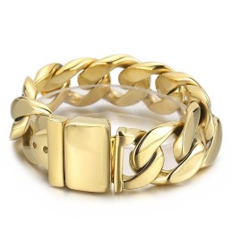 Moderiktigt Svart Titanarmband För Män
