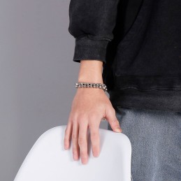 Populära Retro Titanarmband Med Accessoarer För Män