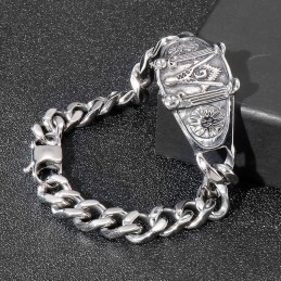 Moderiktigt Titanarmband För Män