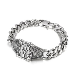 Moderiktigt Titanarmband För Män