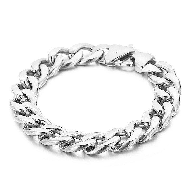 Platt Dubbelsidigt Titanarmband För Män Med 18K Guldplätering Platt Dubbelsidigt Titanarmband För Män Med 18K Guldplätering