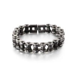 Vintage Biker Chain Rocker Cykelkedja Titanarmband