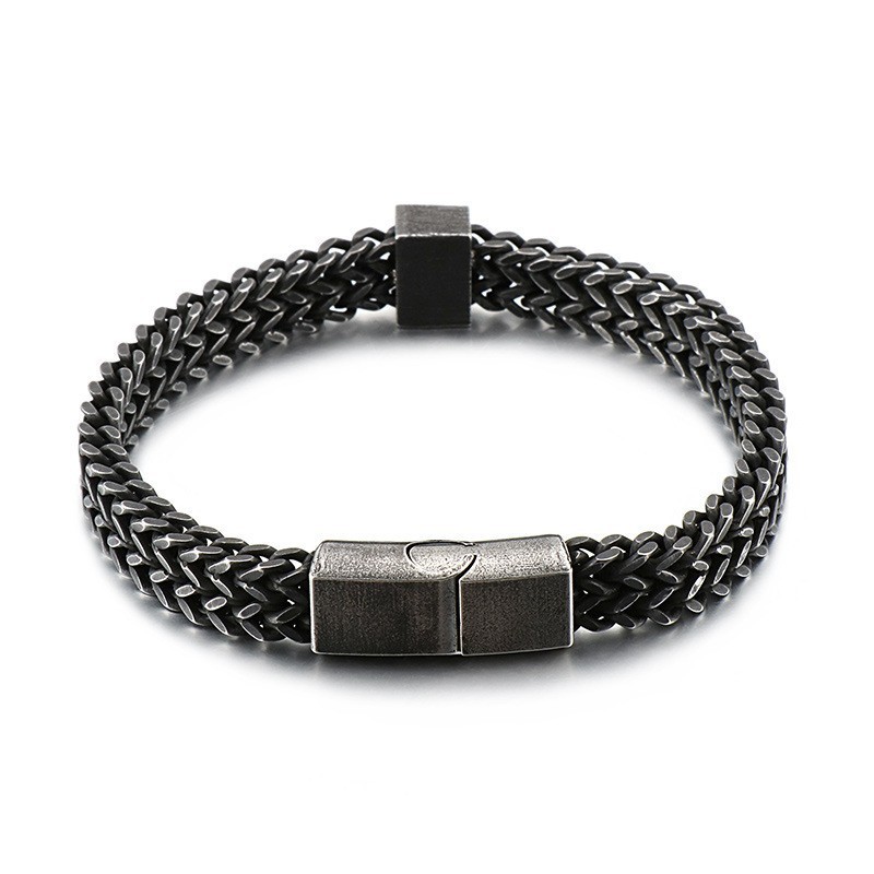 Herrarmband Retro Hiphop Mode Titanarmband Herrarmband Retro Hiphop Mode Titanarmband