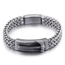 Shake The Same Axe Bent Titanium Herrarmband