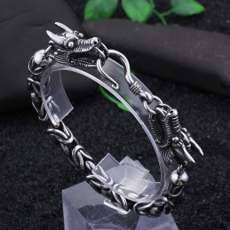 Coolt Elegant Titanarmband För Män Med Krok
