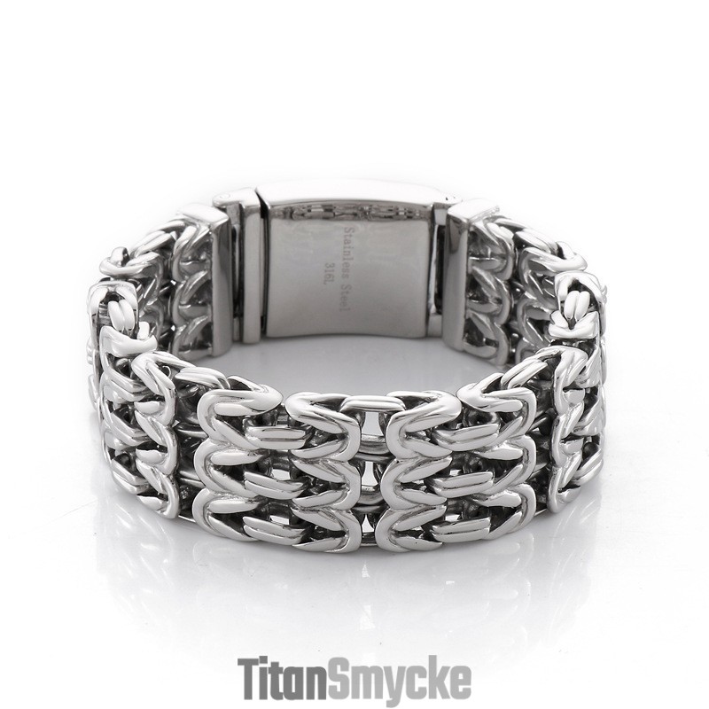 V-Format Ihåligt Titanarmband För Män V-Format Ihåligt Titanarmband För Män