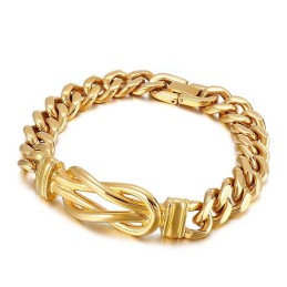 Knutna Titanarmband För Män