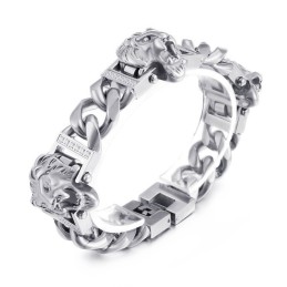 Lejonhuvudarmband Armband Armband Hiphop Streetdance Herr Titansmycken