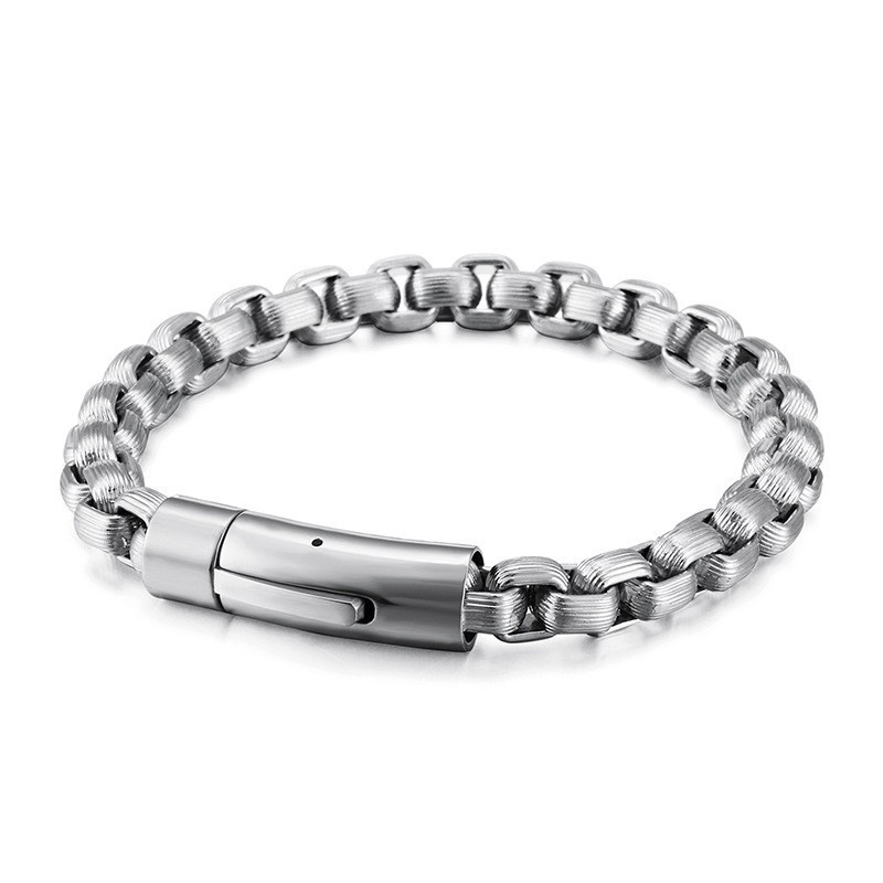 Nytt Mode I Retrostil För Cyklister För Män I Titanarmband, Kedja För Cyklister, Handsmycken Nytt Mode I Retrostil För Cyklister För Män I Titanarmband, Kedja För Cyklister, Handsmycken
