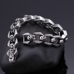 Chic Wind Skull Armband Tide Herr Titanarmband