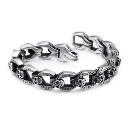 Chic Wind Skull Armband Tide Herr Titanarmband