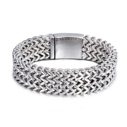 Mode Tre Rader Av Titanarmband För Herr