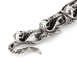 Explosivt Titanarmband När Alternativa Supercoola Dödskallesmycken