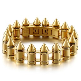 Moderiktigt Bullet Head-Armband I Titan För Män