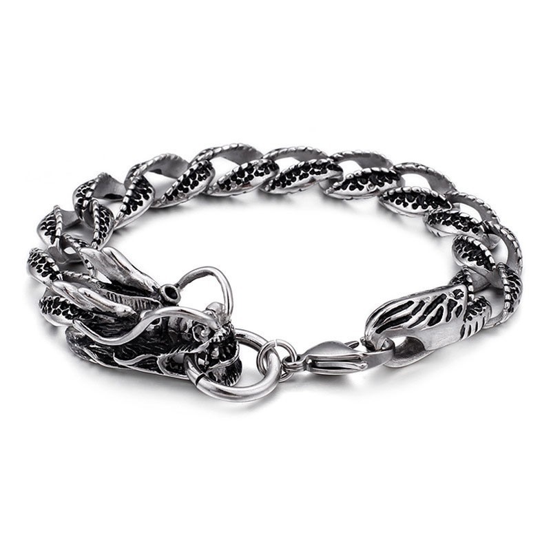 Moderiktigt Coolt Titankranarmband För Män Moderiktigt Coolt Titankranarmband För Män