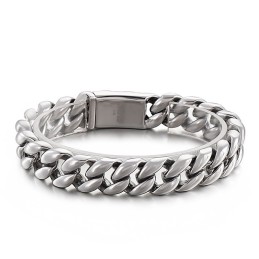 Coolt Vakuumpläterat 18K Titanarmband För Män