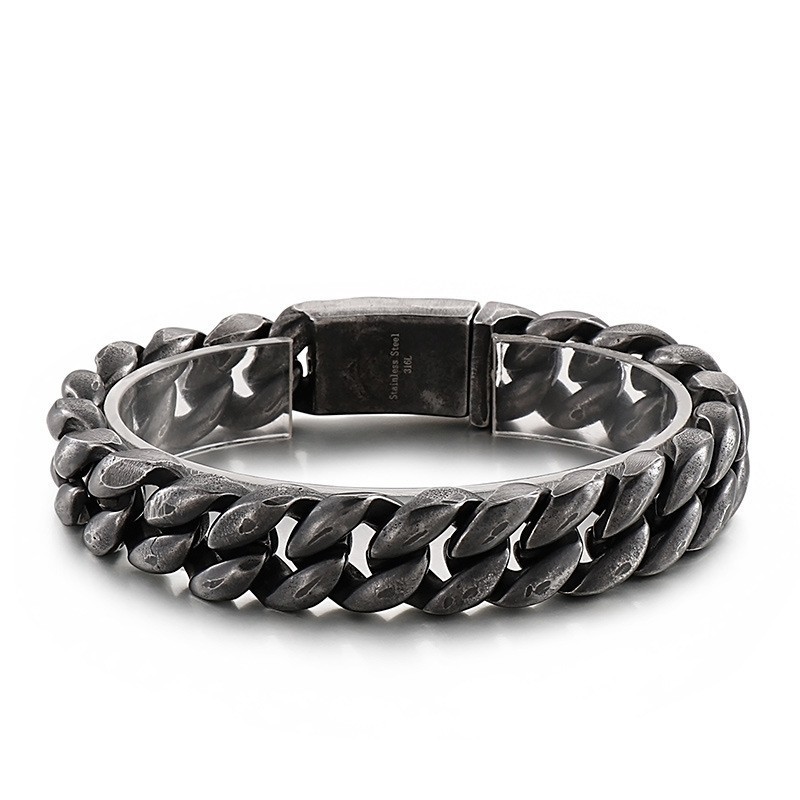 Svalt Vakuumpläterat 18K Titanarmband För Män Svalt Vakuumpläterat 18K Titanarmband För Män