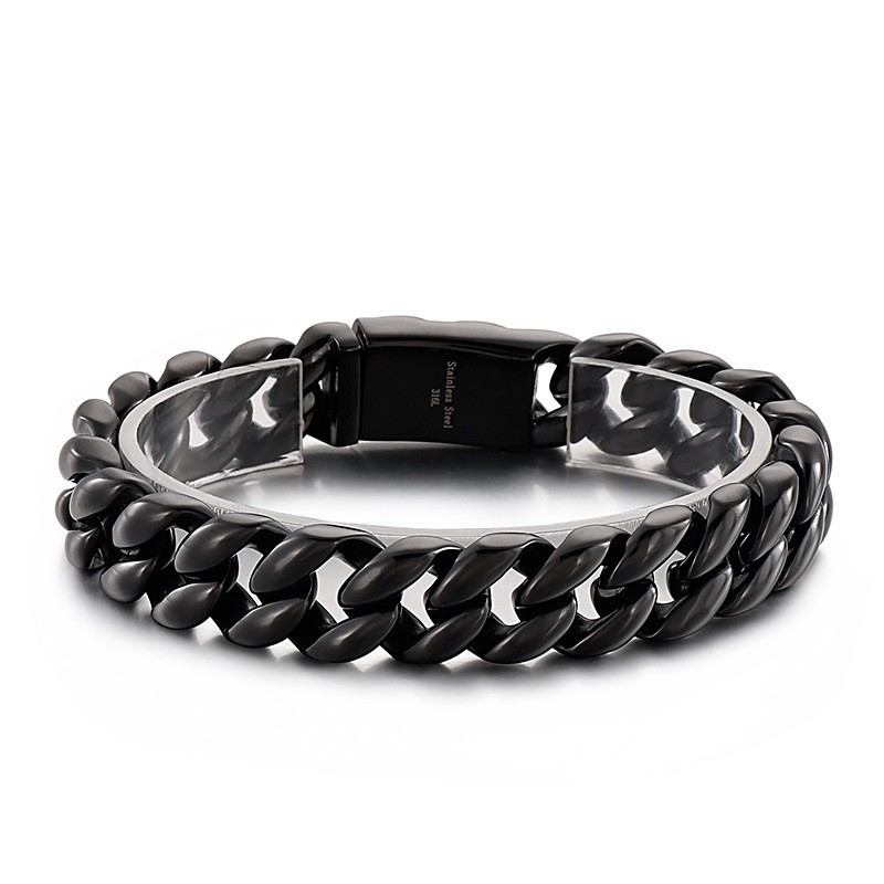 Svalt Vakuumpläterat 18K Titanarmband För Män Svalt Vakuumpläterat 18K Titanarmband För Män