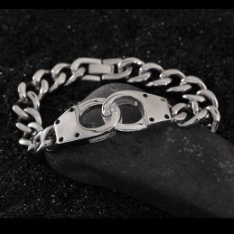 Moderiktigt Handboja Med Vävt Titanarmband För Män