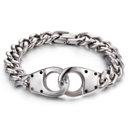 Moderiktigt Handboja Med Vävt Titanarmband För Män