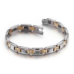 Diamantmagnet Titanarmband För Män Och Damer