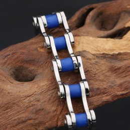 Moderiktigt Och Elegant Titanarmband Med Tunt Cykelband För Män