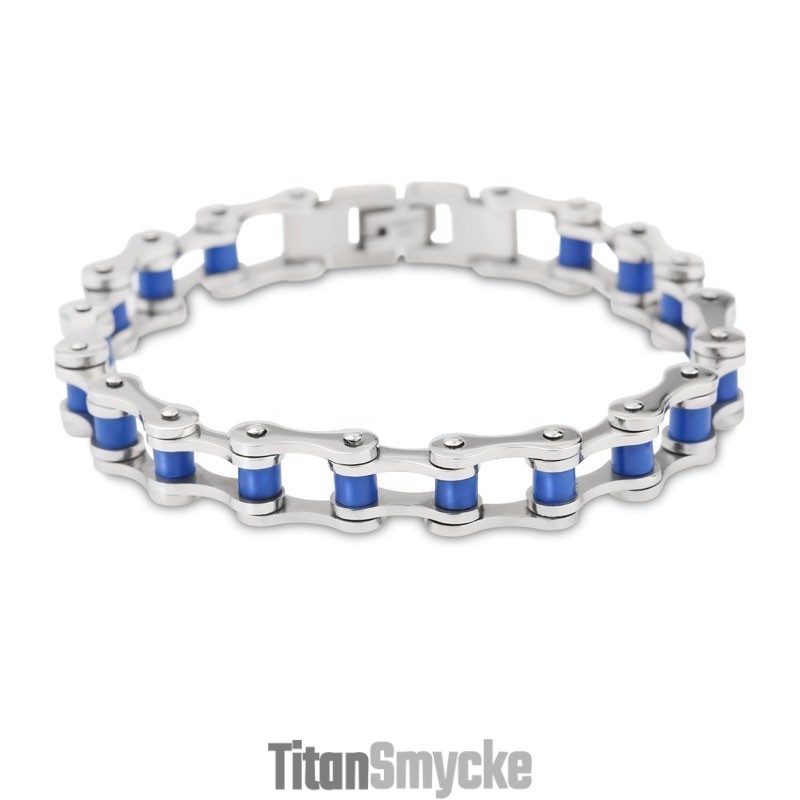 Moderiktigt Och Elegant Titanarmband Med Tunt Cykelband För Män Moderiktigt Och Elegant Titanarmband Med Tunt Cykelband För Män