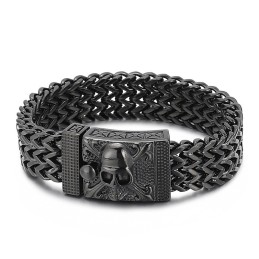 Hiphop-Skallarmband I Titan För Män