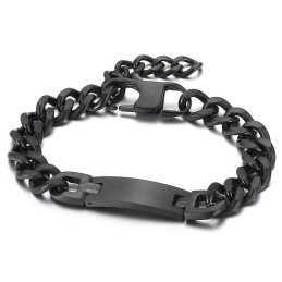 Moderiktigt Bent Brand Plus Tail Chain Titanarmband För Herrar