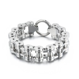 Rock Hip-Hop Hollow Cross Titan Herrcykelarmband