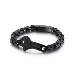 Coolt Titanarmband Med Böjd Platta Och Skiftnyckel För Män