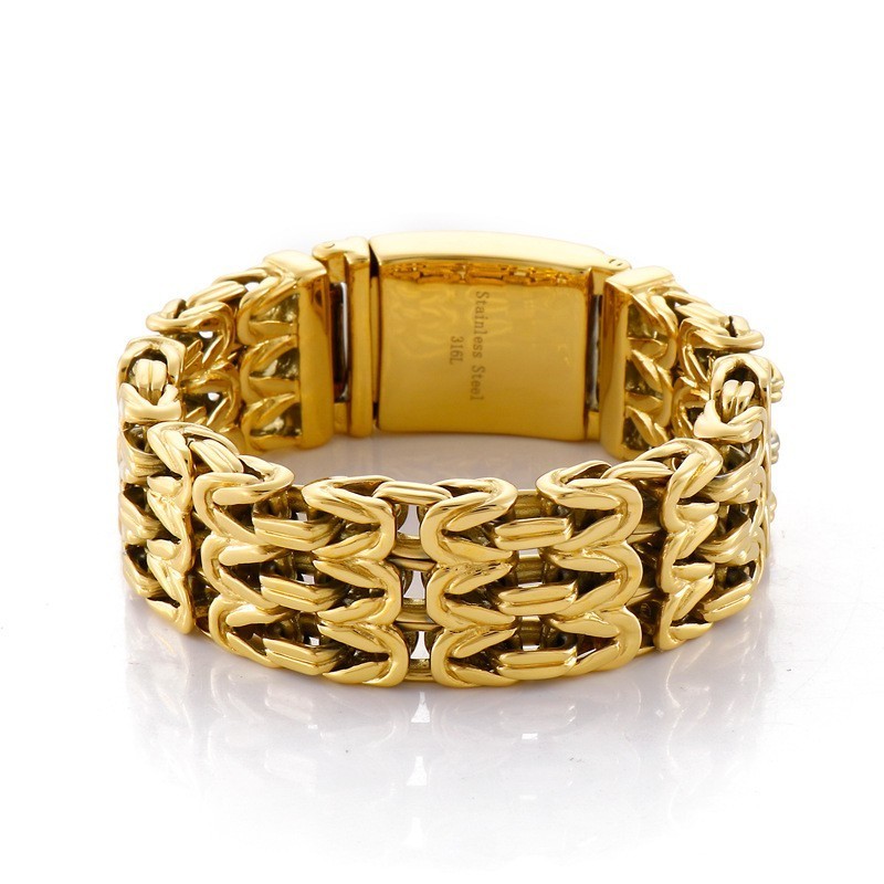 V-Format Ihåligt Titanarmband För Män V-Format Ihåligt Titanarmband För Män