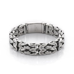 V-Format Ihåligt Titanarmband För Män