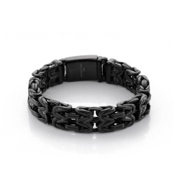 V-Format Ihåligt Titanarmband För Män