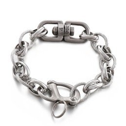 Fashion Street Beat O-Word Splicing Titanarmband För Herrar
