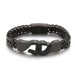 Cross Hook Titan Herrarmband Med Tillbehör