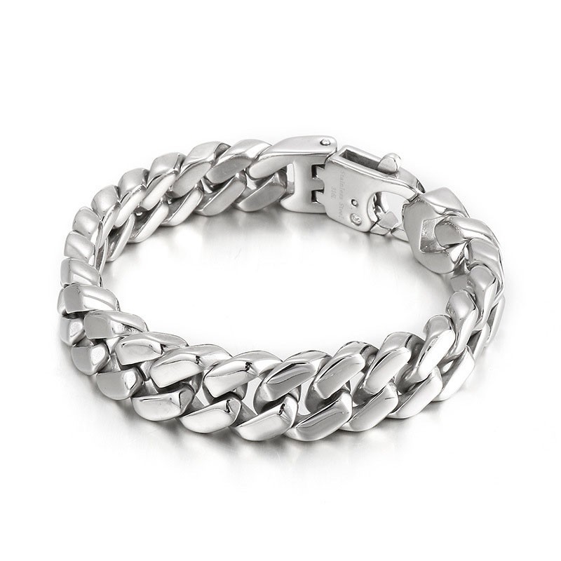 Hiphop-Armband I Titan För Män Hiphop-Armband I Titan För Män