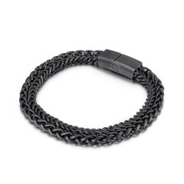 Cool Chic Herrarmband Med Dubbla Lager I Titan