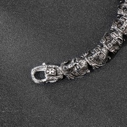 Coolt Skull-Armband I Titan För Män