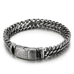 Coola Enkla Nät-Titan-Snäppsnäppningar För Mäns Armband