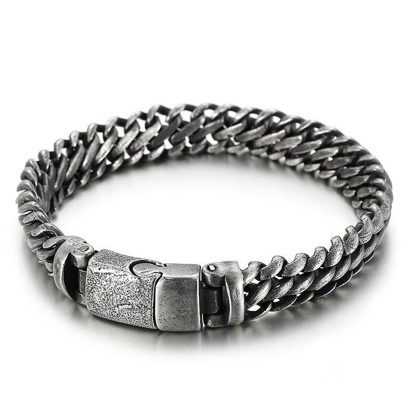 Coola Enkla Nät-Titan-Snäppsnäppningar För Mäns Armband Coola Enkla Nät-Titan-Snäppsnäppningar För Mäns Armband